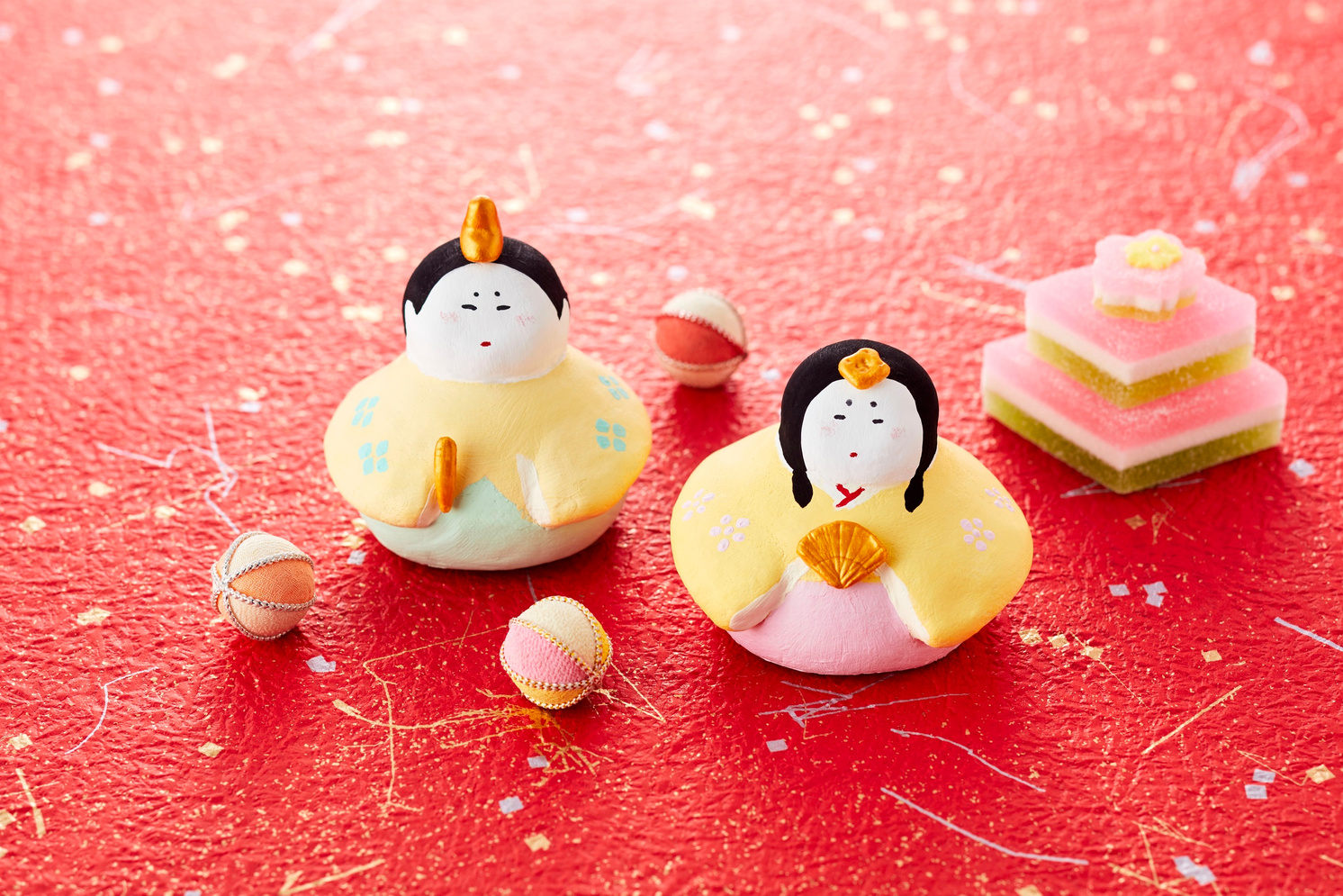 Japanese Hina Matsuri Doll Representations with Sweets